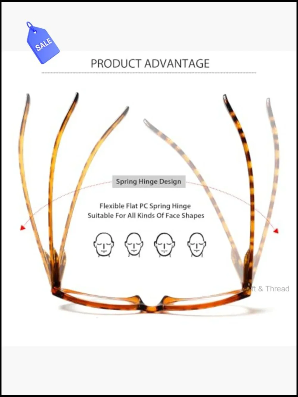 5 Pack Reading Glasses Spring Hinge Oval Full Rim Ladies Readers